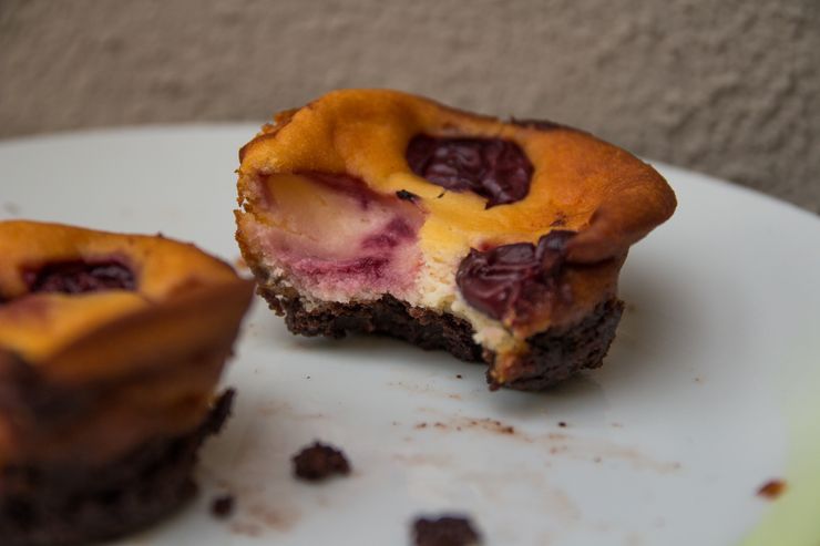 Kirsch-Quarkkuchen-Muffins | Erdbeerkönigreich